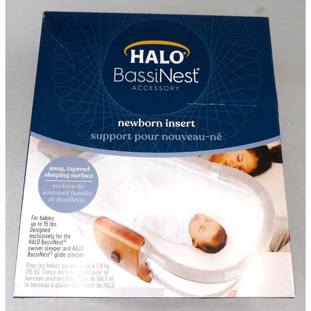 Halo BassiNest Newborn Insert Snug, Tapered Sleeping Surface NEW